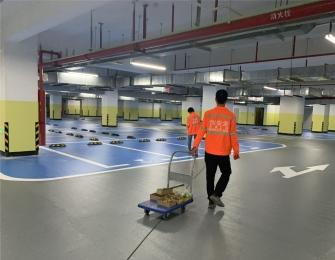 德銘大廈停車(chē)場(chǎng)劃線